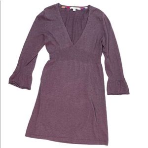Boden Purple V-Neck Dress